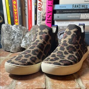 Rothy's The Chelsea Leopard Bootie